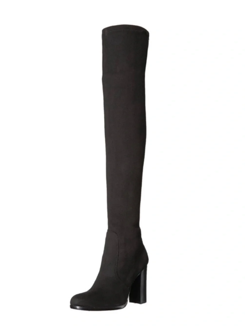 Sam Edelman Black Suede Over The Knee High Heel Vena 2 Boots Size 10